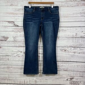 Carhartt Blue Slim Fit Bootcut Denim Jeans